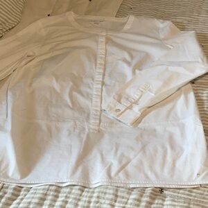 J Jill White Shirt Collection L